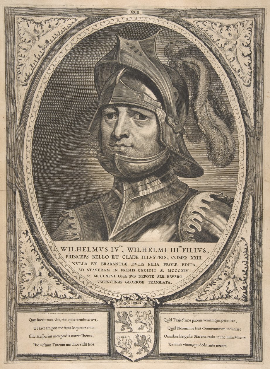 William IV sarjasta Hollannin, Seelannin ja Länsi-Frisian kreivit ja kreivitär, 1650.. tekijältä Cornelis de Visscher