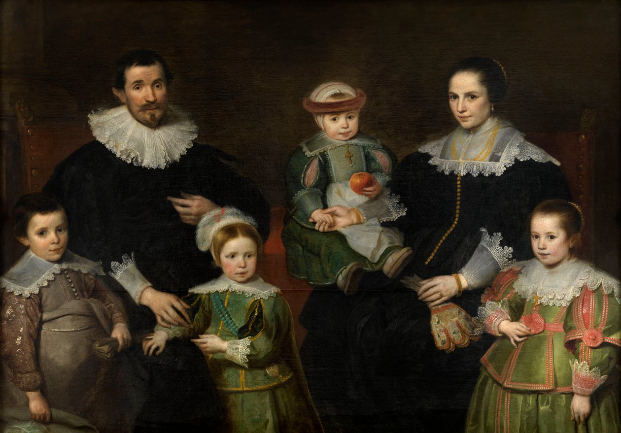 Perhemuotokuva, n. 1630-1635 (öljy kankaalle) tekijältä Cornelis de Vos
