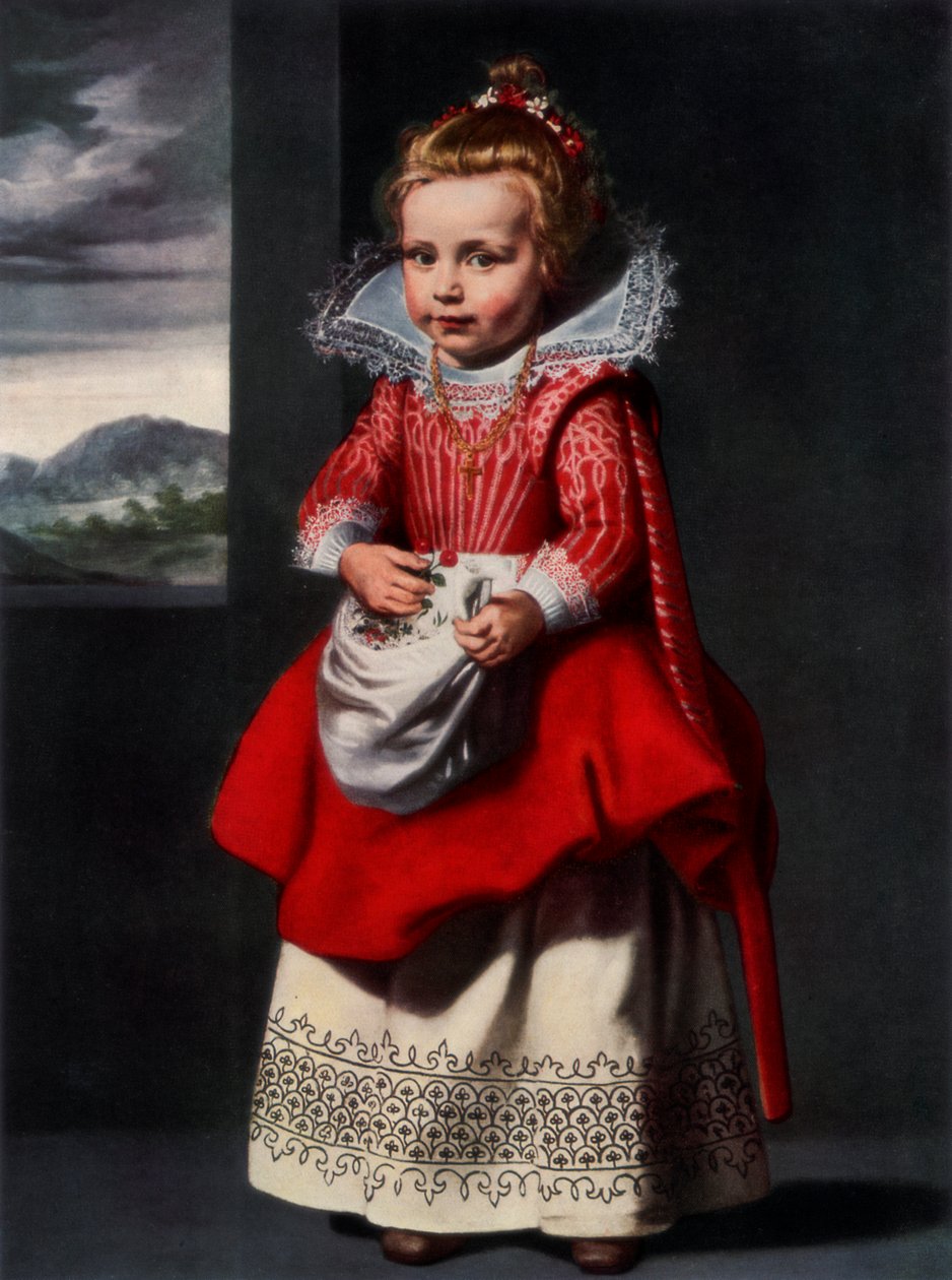 Muotokuva taiteilijan tyttärestä Magdalena de Vosista, 1927 tekijältä Cornelis de Vos