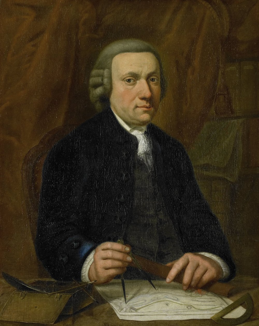 Barend Goudriaan Arieszin muotokuva. tekijältä Cornelis van Cuylenburgh (II)