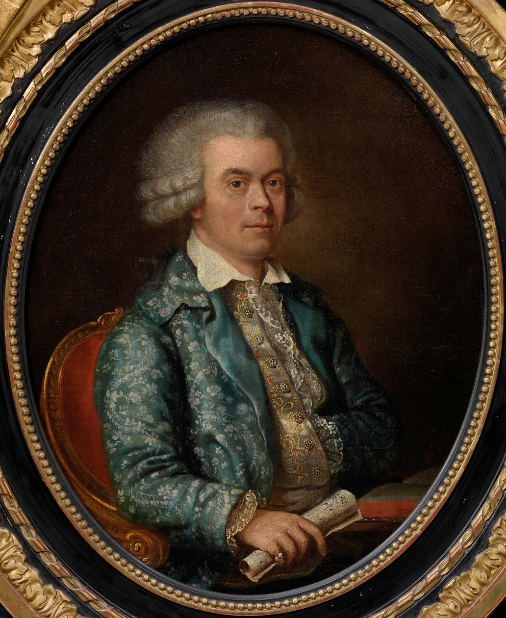 Säveltäjä André Ernest Modeste Grétryn muotokuva 1741-1813, n. 1786-88. tekijältä Cornelis van Cuylenburgh