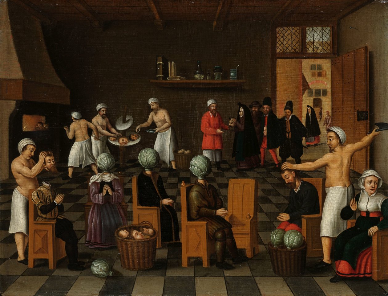 Legenda Eeklon leipurista tekijältä Cornelis van Dalem (copy after)