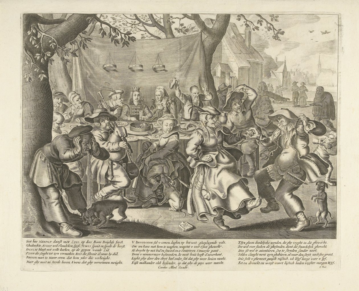 Casament de pagès finès tekijältä Cornelis van Dalen (I)