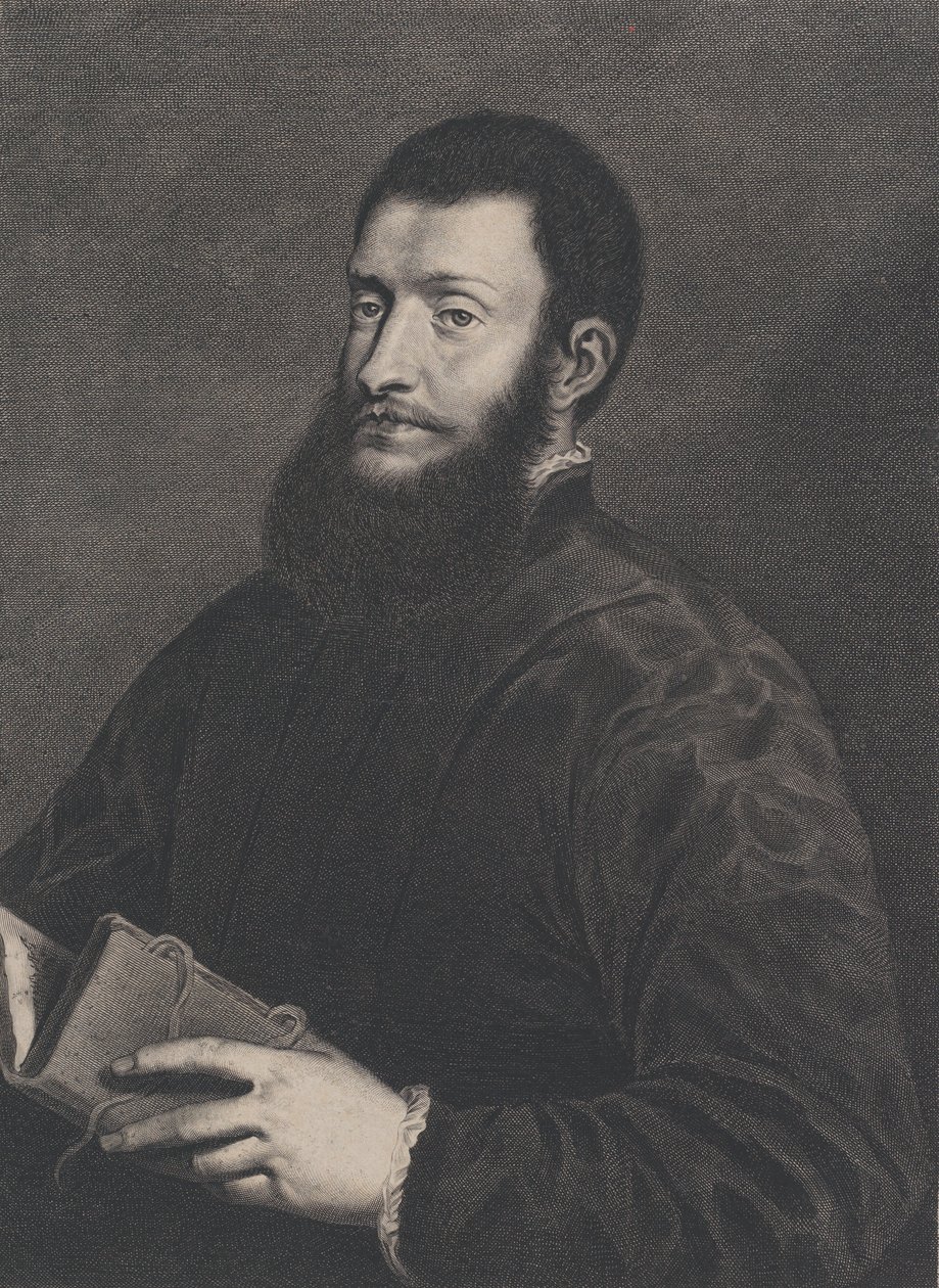 Pietro Aretinon muotokuva, n. 1655-1660. tekijältä Cornelis van Dalen II