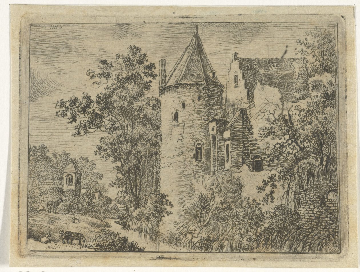 Castle hiukset tekijältä Cornelis van Hardenbergh