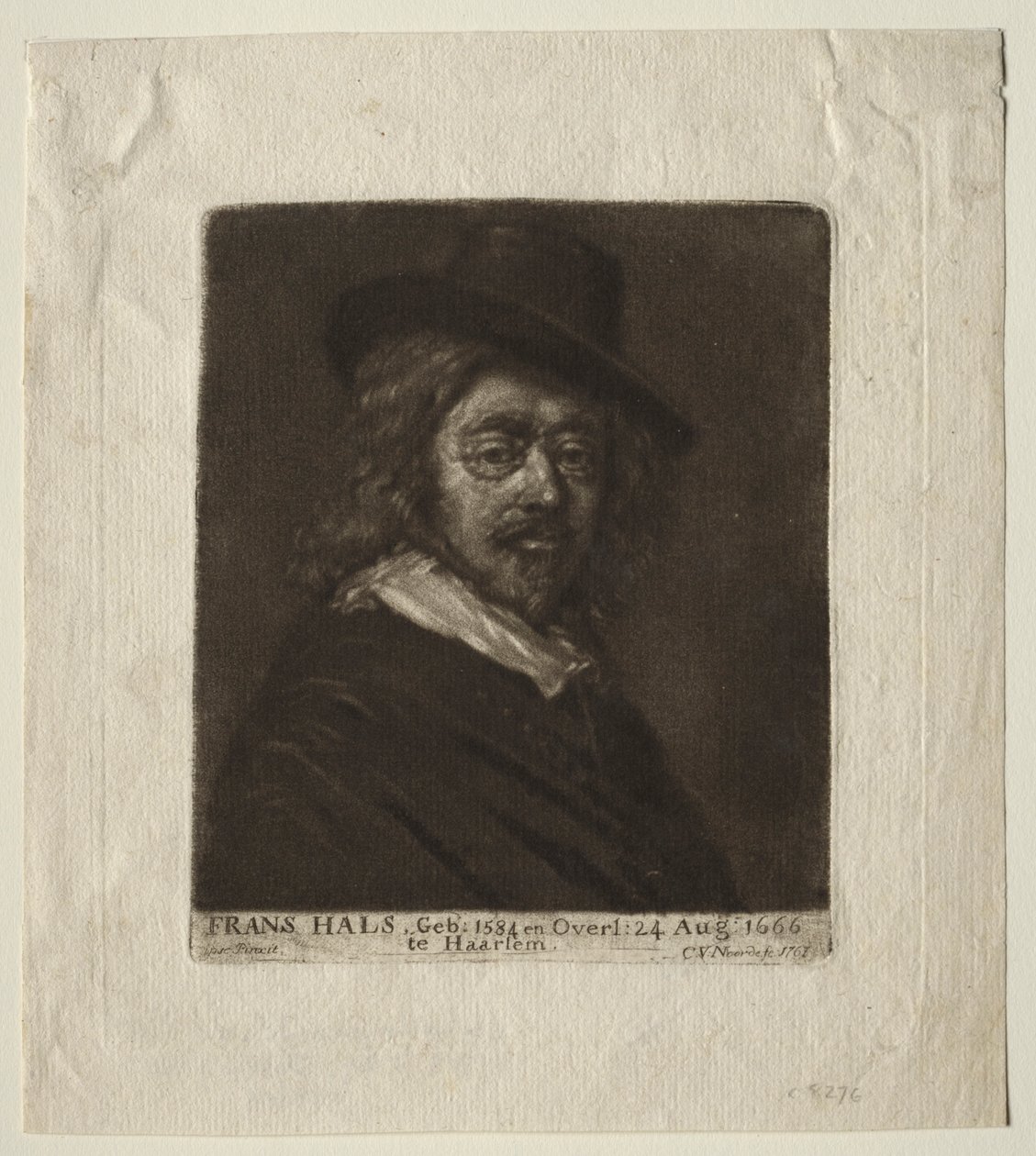 Frans Hals, 1761. tekijältä Cornelis van Noorde