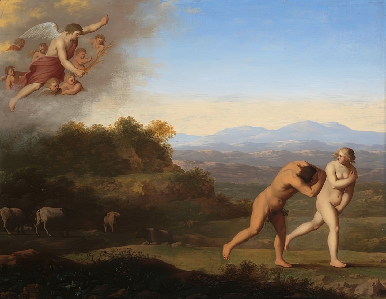 Karkottaminen paratiisista. Vuoden 1646 jälkeen tekijältä Cornelis van Poelenburch