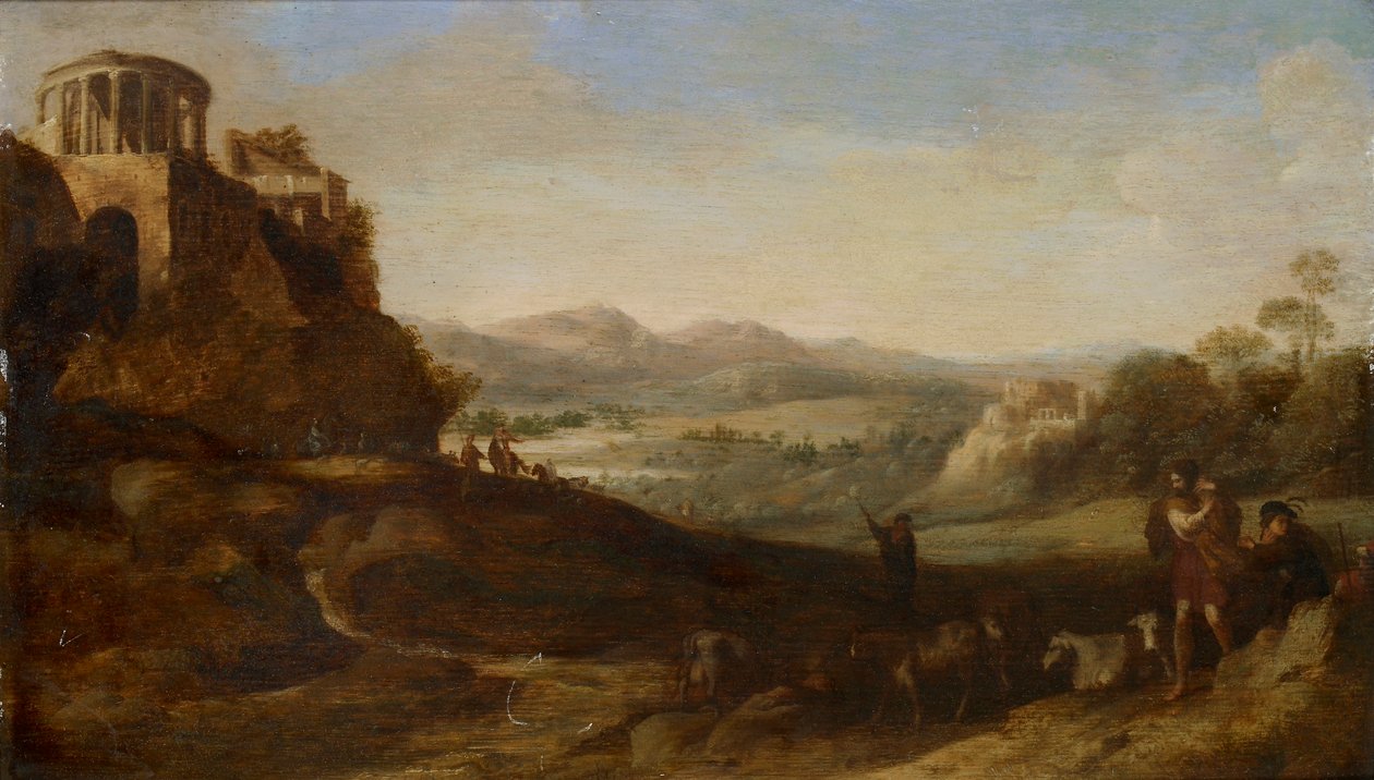 Paimenet Campagnassa, 1620-1667 tekijältä Cornelis van Poelenburgh