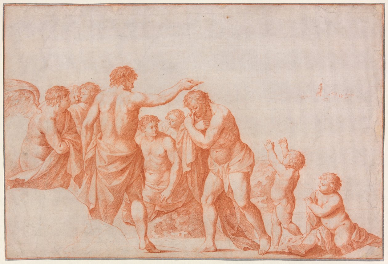 Kristuksen kaste tekijältä Cornelis van Poelenburgh