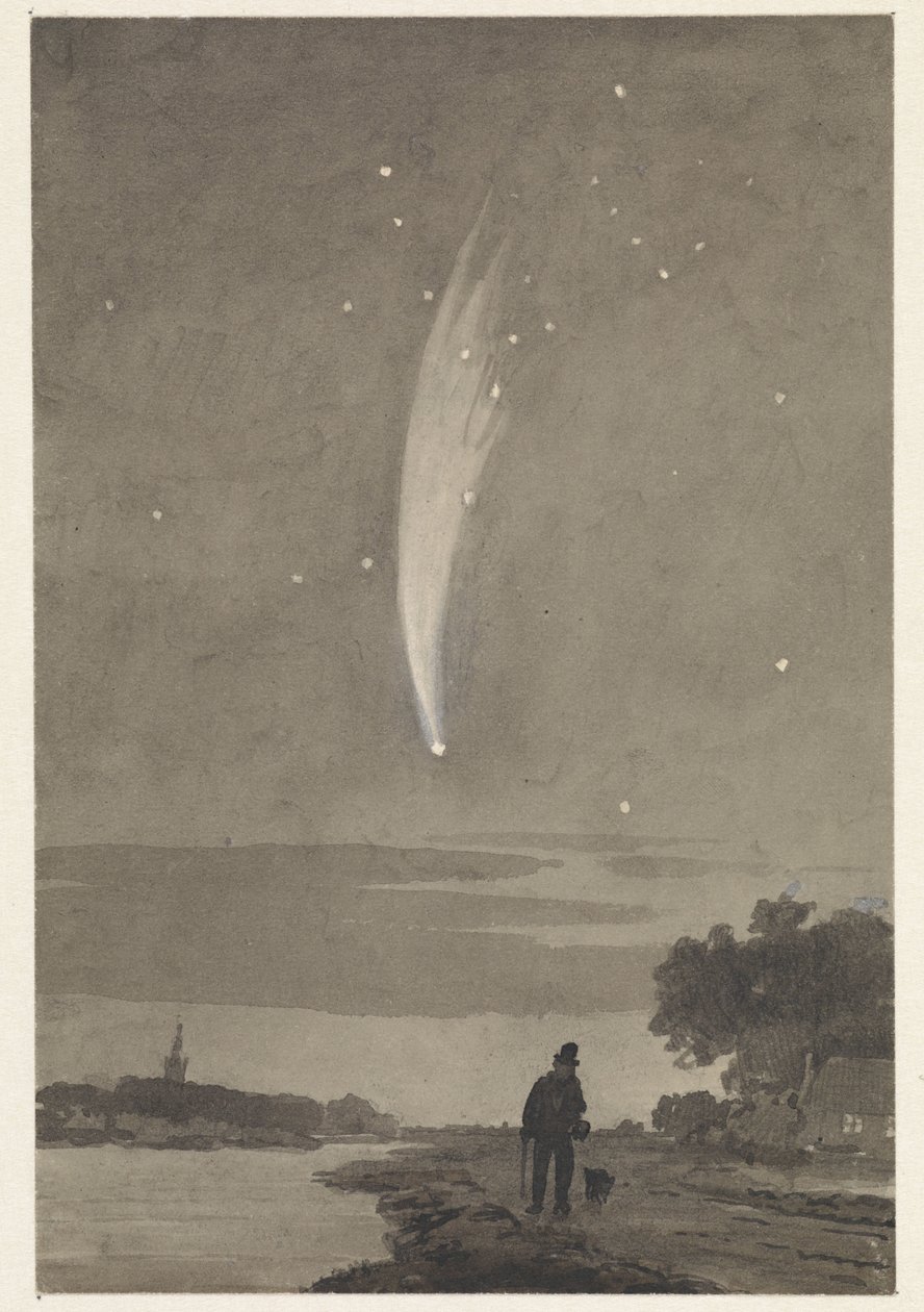 Donatin komeetta, 10. lokakuuta 1858 tekijältä Cornelis van der Griendt