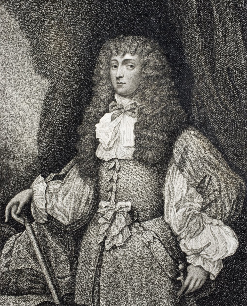 Frances Teresa Stewart, Richmondin ja Lennoxin herttuatar, Riversin kaiverrama, John Pinkertonin teoksesta "Iconographia Scotica, or Portraits of Illustrious Persons of Scotland", julkaistu Lontoossa 1797 (lit.). tekijältä Cornelius I Johnson