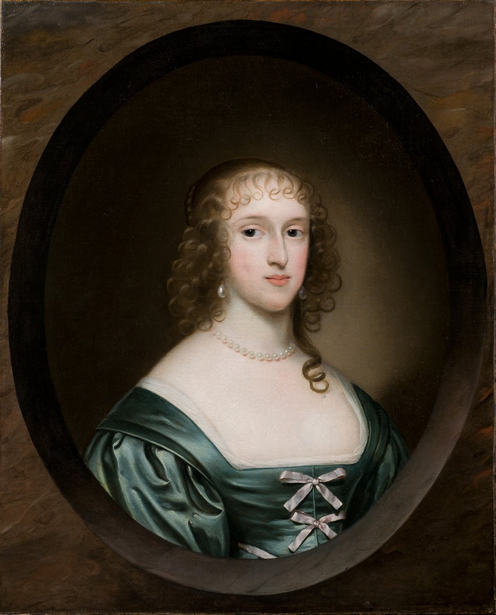 Lady Bowyerin muotokuva, 1636 tekijältä Cornelius I Johnson