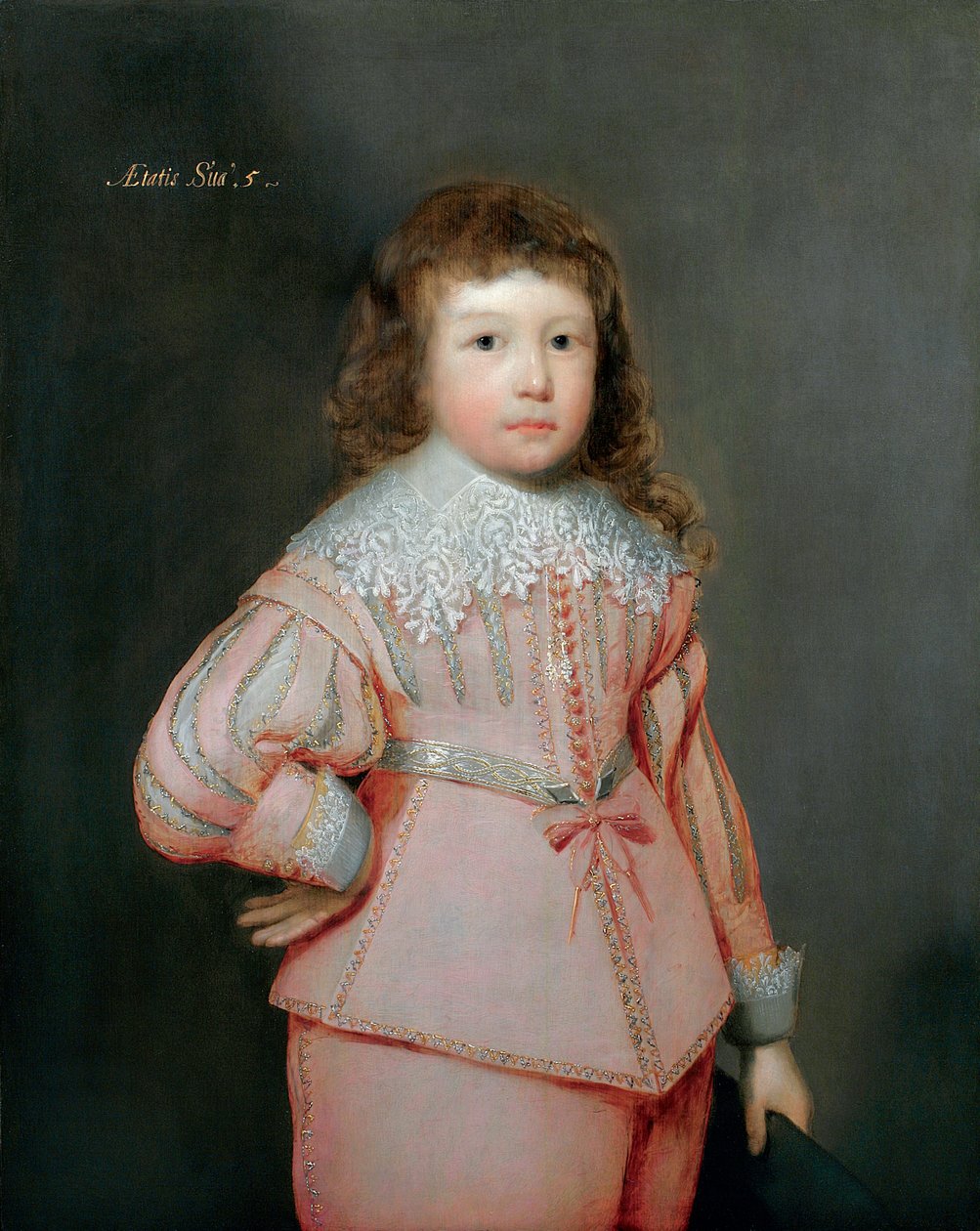 Nuoren pojan muotokuva Lucius Caryksi, 3. varakreivi Falkland, n. 1637 tekijältä Cornelius Janssen van Ceulen