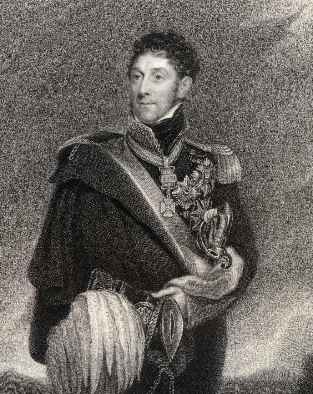 Stapleton Cotton, 1. varakreivi Combermere, kaiverrettu J. Jenkins, National Portrait Gallerysta, osa V, julkaistu noin 1835 tekijältä Cornelius Pearson
