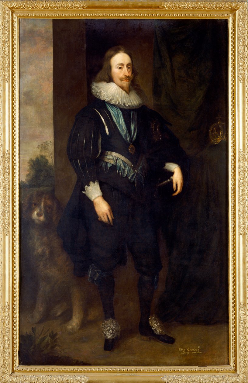 Charles I (öljy kankaalle) tekijältä Cornelius Janssen van Ceulen