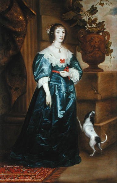 Lady Gerard of Bromley (k. 1634) n. 1633 (öljy kankaalle) tekijältä Cornelius Janssen van Ceulen