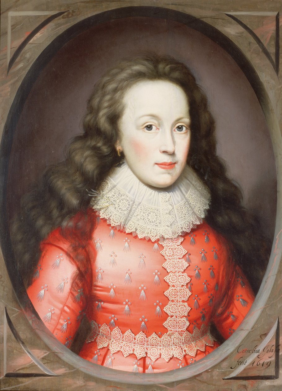 Muotokuva naisesta nimeltä Alathea, Arundelin kreivitär, 1619 tekijältä Cornelius Janssen van Ceulen