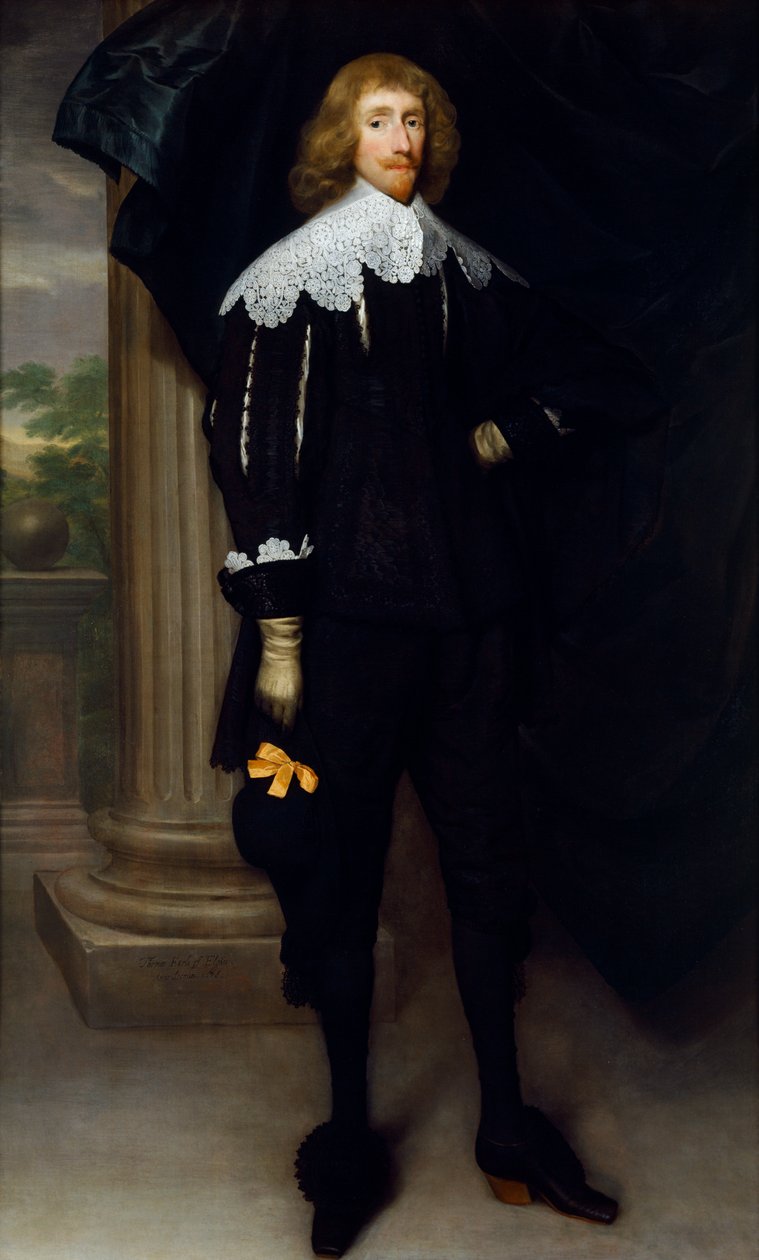 Thomas Bruce, Earl of Elgin (öljy kankaalle) tekijältä Cornelius Janssen van Ceulen