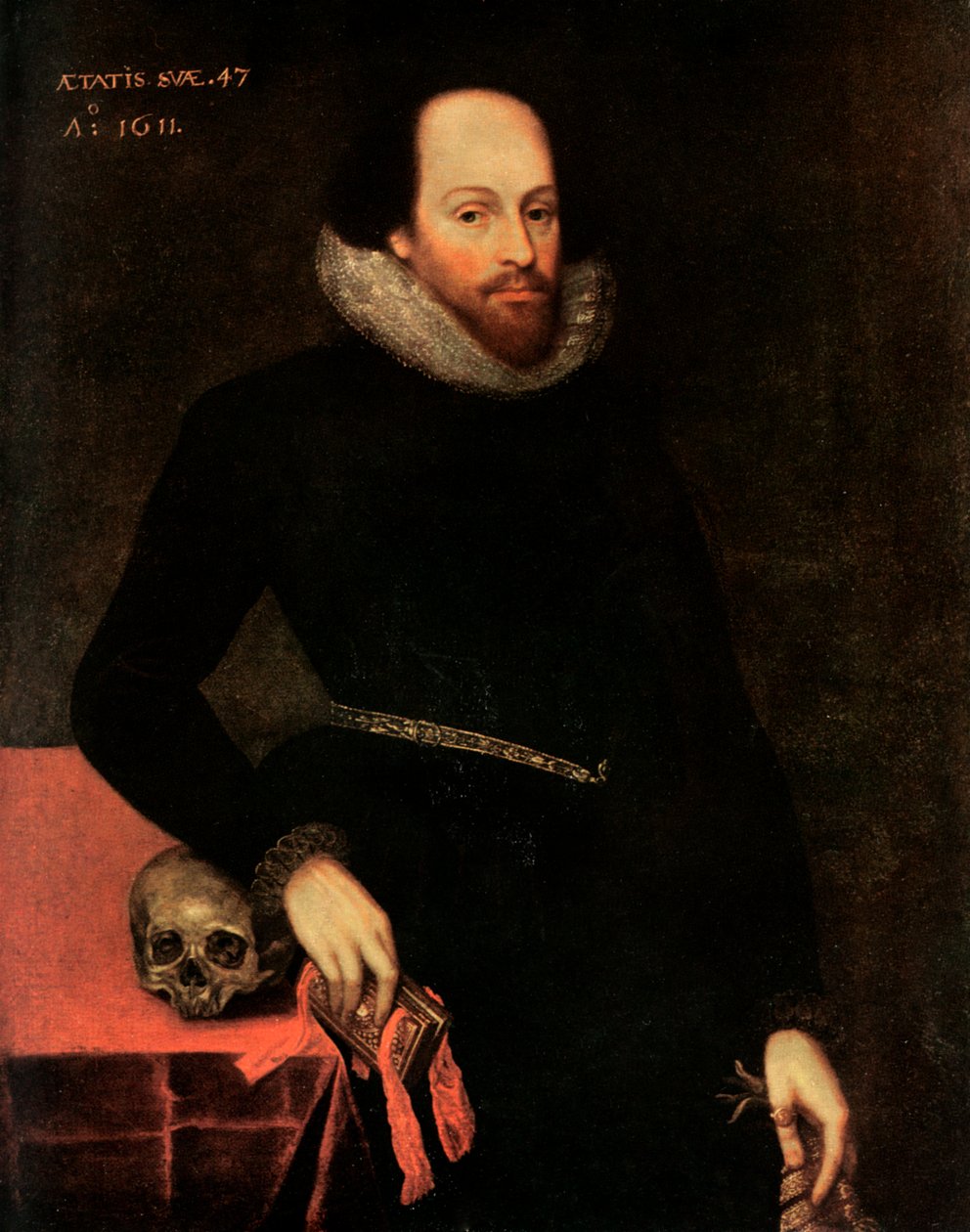 Shakespearen Ashbournen muotokuva, 1500-luku. tekijältä Cornelius Ketel