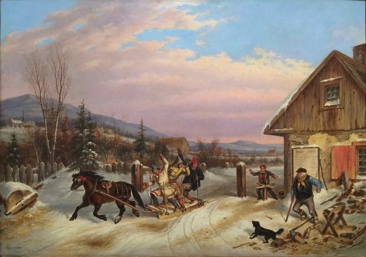 Tiemaksun huijaaminen tekijältä Cornelius Krieghoff