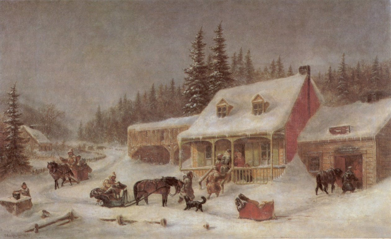 Sepän paja tekijältä Cornelius Krieghoff