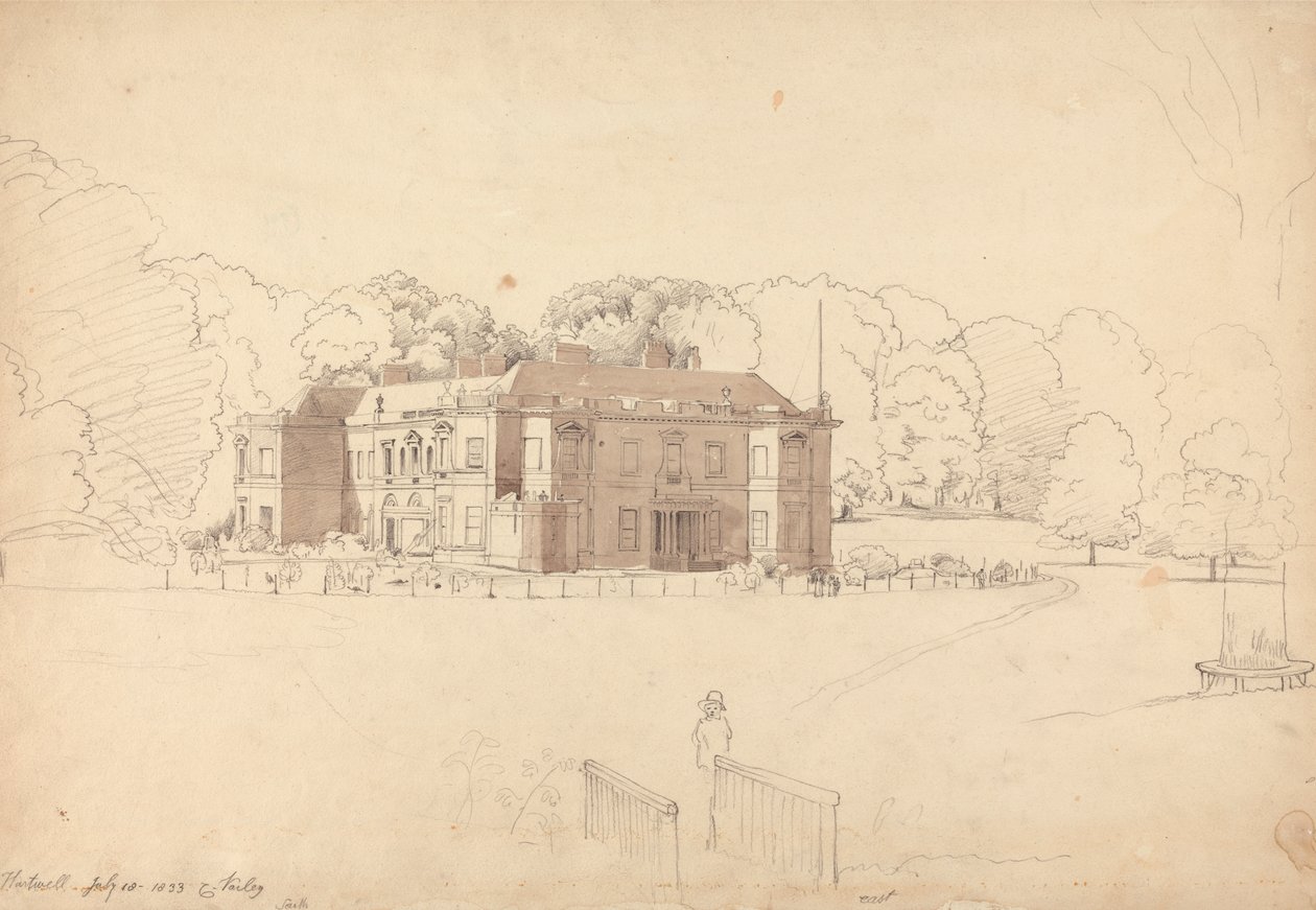 Hartwell, Buckinghamshire tekijältä Cornelius Varley
