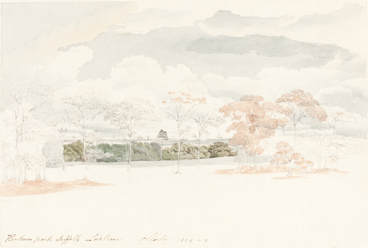 Henham Park, Suffolkfinnish tekijältä Cornelius Varley