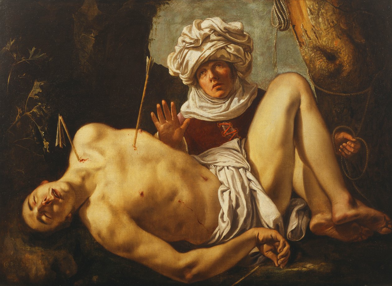 Irenen hoitama pyhä Sebastian, 161- tekijältä Cornelius de Beer
