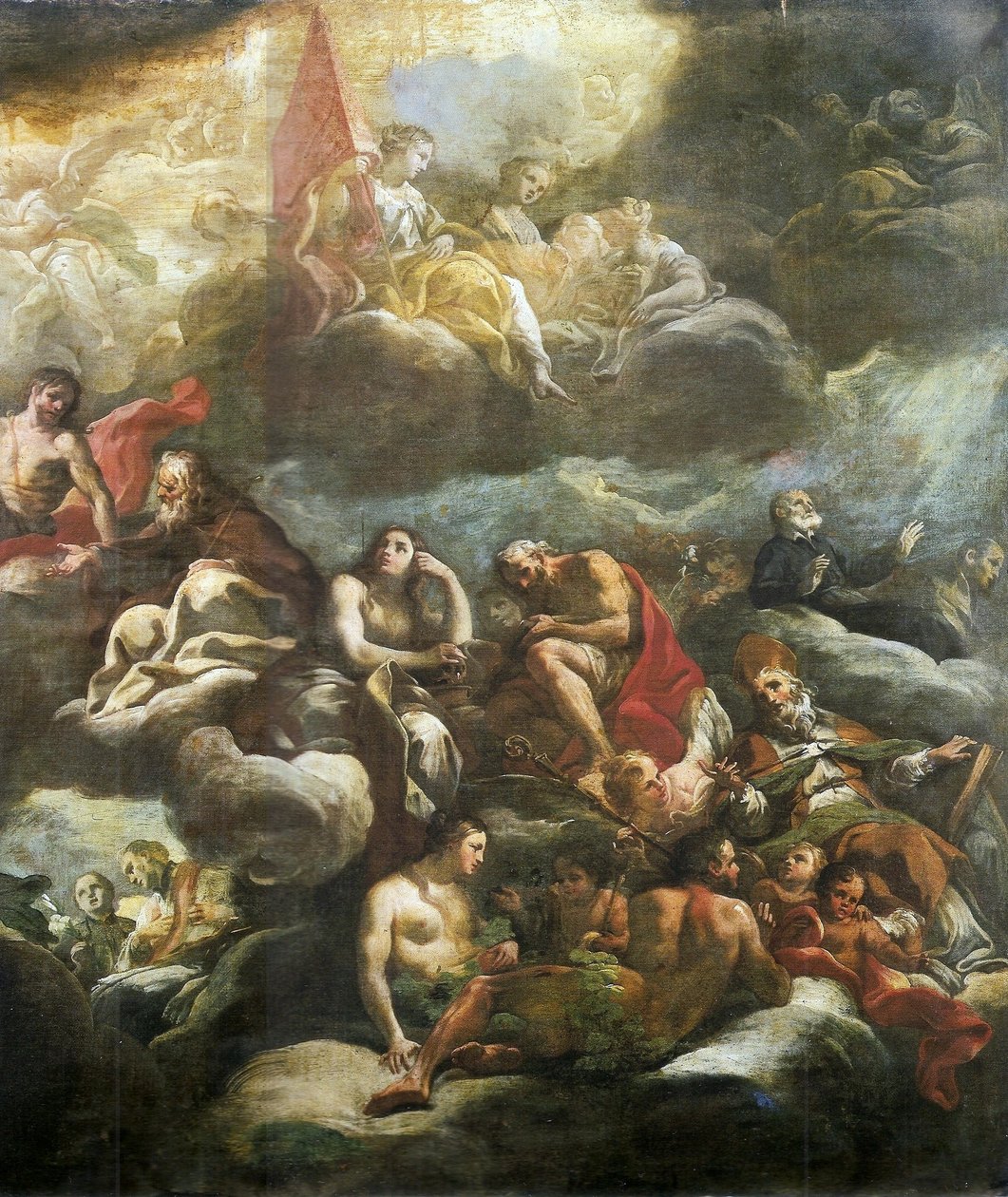 Apotheosis of San Nicola Lorenese yksityiskohtaisesti tekijältä Corrado Giaquinto
