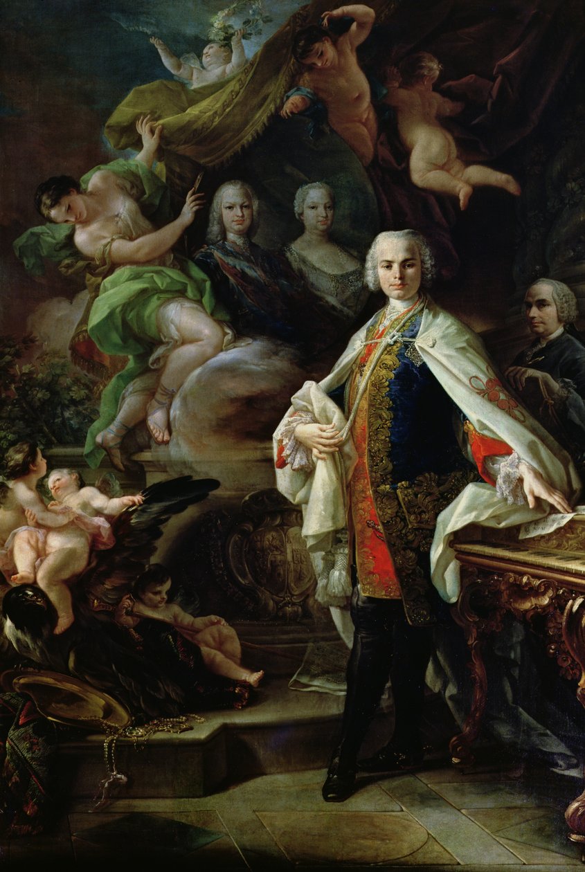 Carlo Broschin (1705-82) muotokuva "Il Farinelli", vuoden 1746 jälkeen tekijältä Corrado Giaquinto