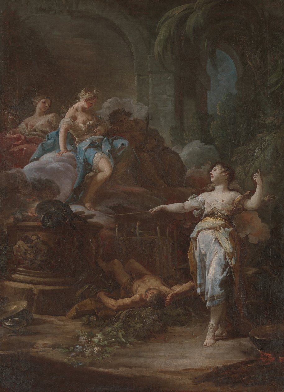 Medea Rejuvenating Aeson, n. 1760. tekijältä Corrado Giaquinto