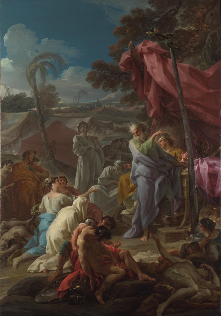 Rohkea käärme, 1744 tekijältä Corrado Giaquinto
