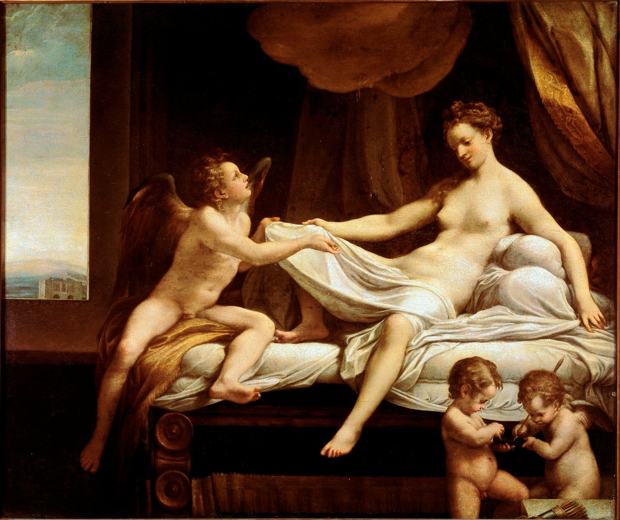 Antonio Allegrin Danae-maalaus, nimeltään Il Correggio tekijältä Correggio