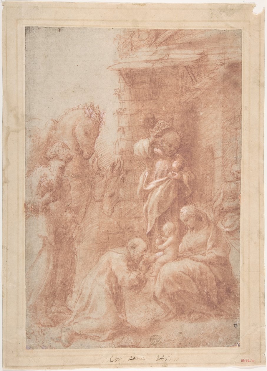 The Adoration of the Magi, n. 1517. tekijältä Correggio