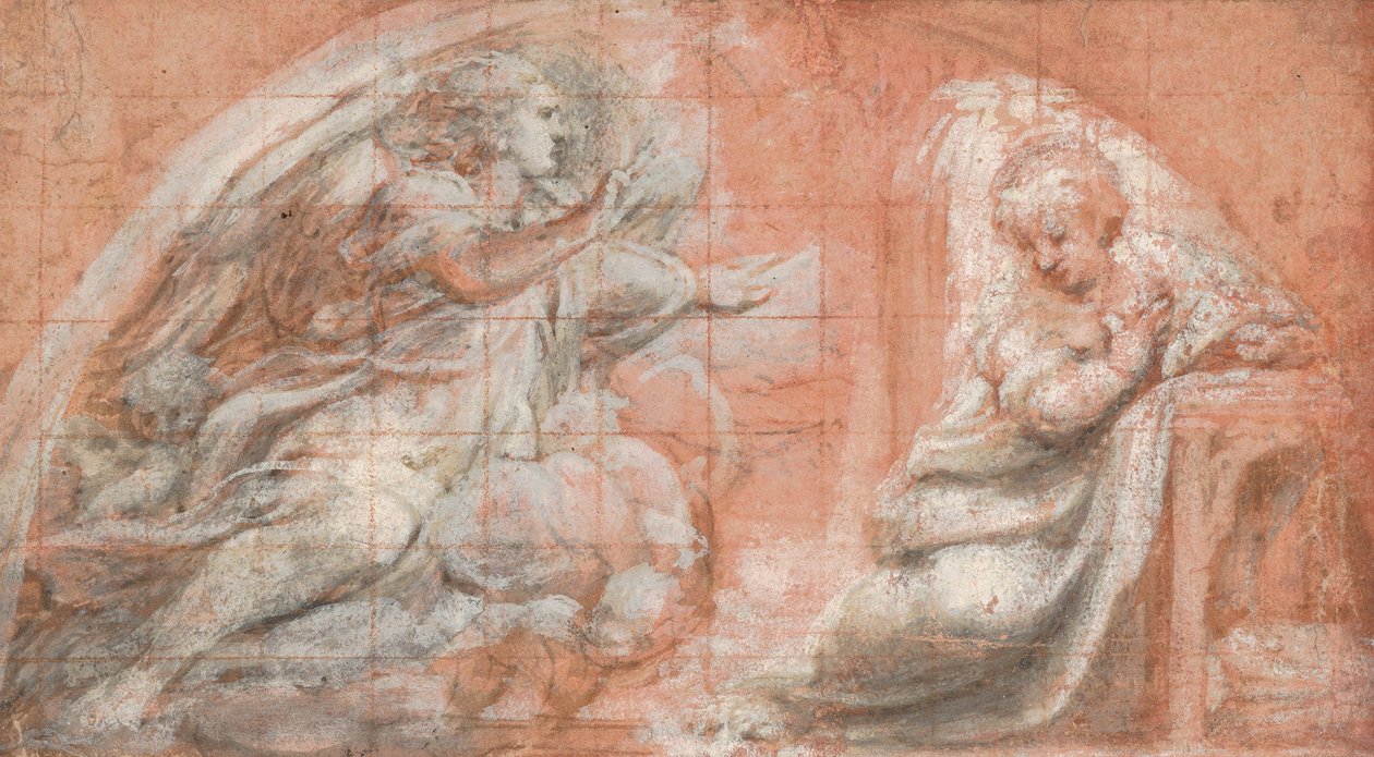 Ilmoitus, n. 1522-25. tekijältä Correggio