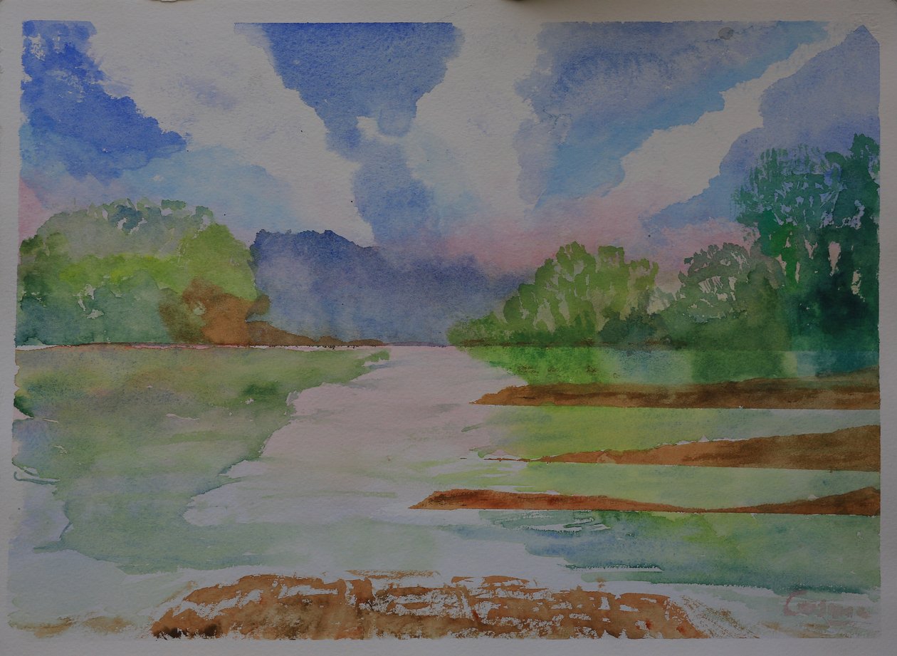 River, Dittisham, Devon tekijältä Cosima Duggal