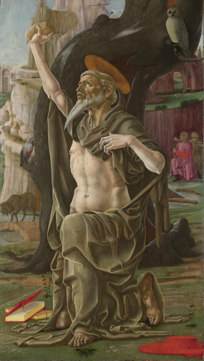 Pyhä Hieronymus, noin 1470 tekijältä Cosimo Tura