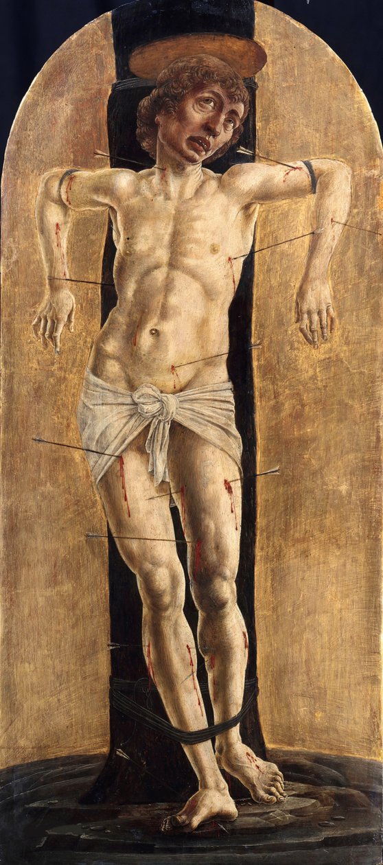 Saint Sebastian, noin 1484 tekijältä Cosimo Tura