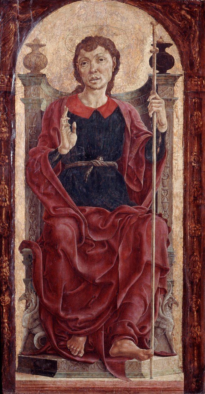 Pyhä Jaakob Suuri, 1475 tekijältä Cosmè Tura