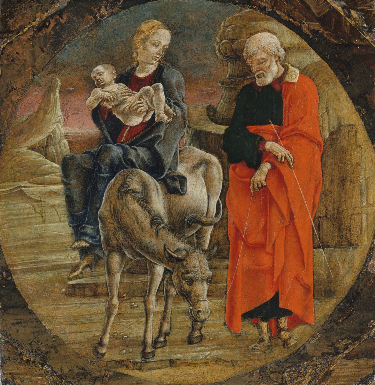 Lento Egyptiin, 1470-luku. tekijältä Cosmè Tura