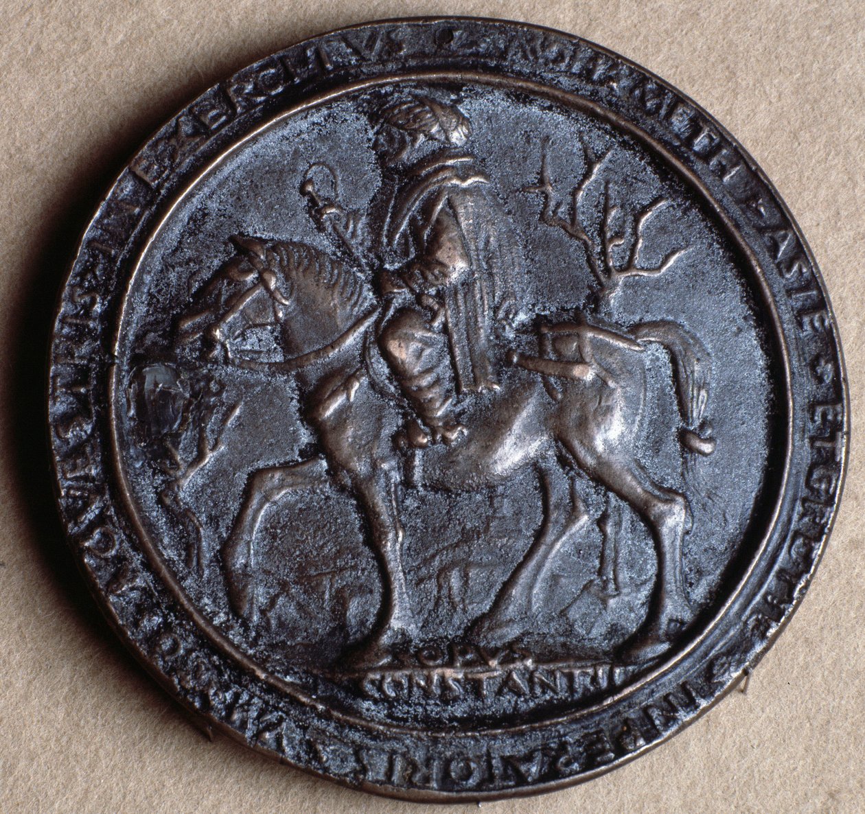 Mehmet II Valloittaja (pronssimitali tekijältä Costanzo da Ferrara