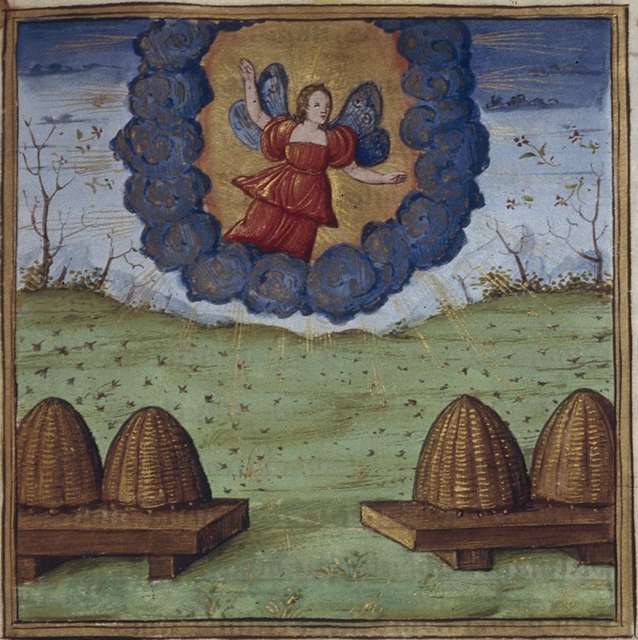 Kuvitus Georgiksille Vergilius, 1450-1499 tekijältä Coëtivy Master