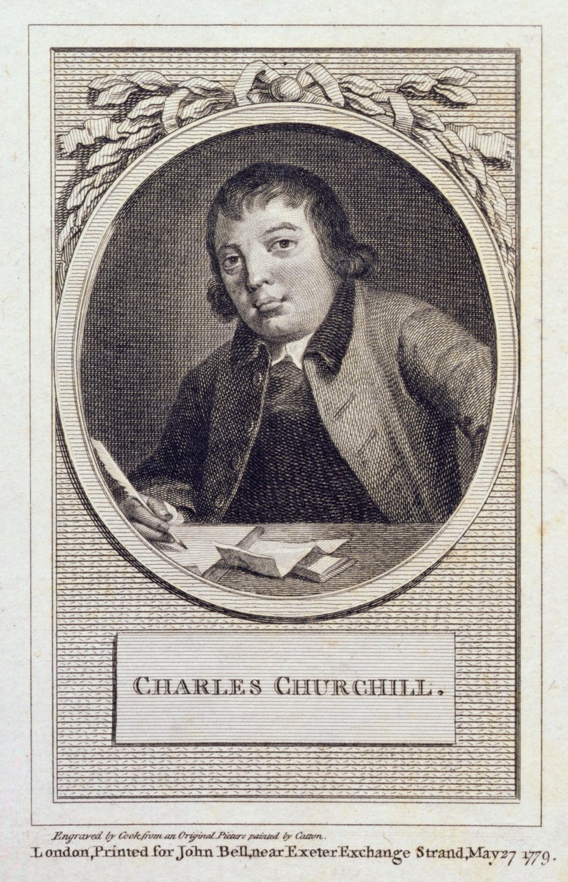 Charles Churchill tekijältä Cotton (after)
