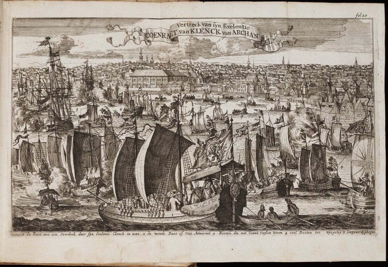 Arkangeli julkaisusta: Historiallinen kertomus tai matkan kuvaus, 1677 tekijältä Coyet