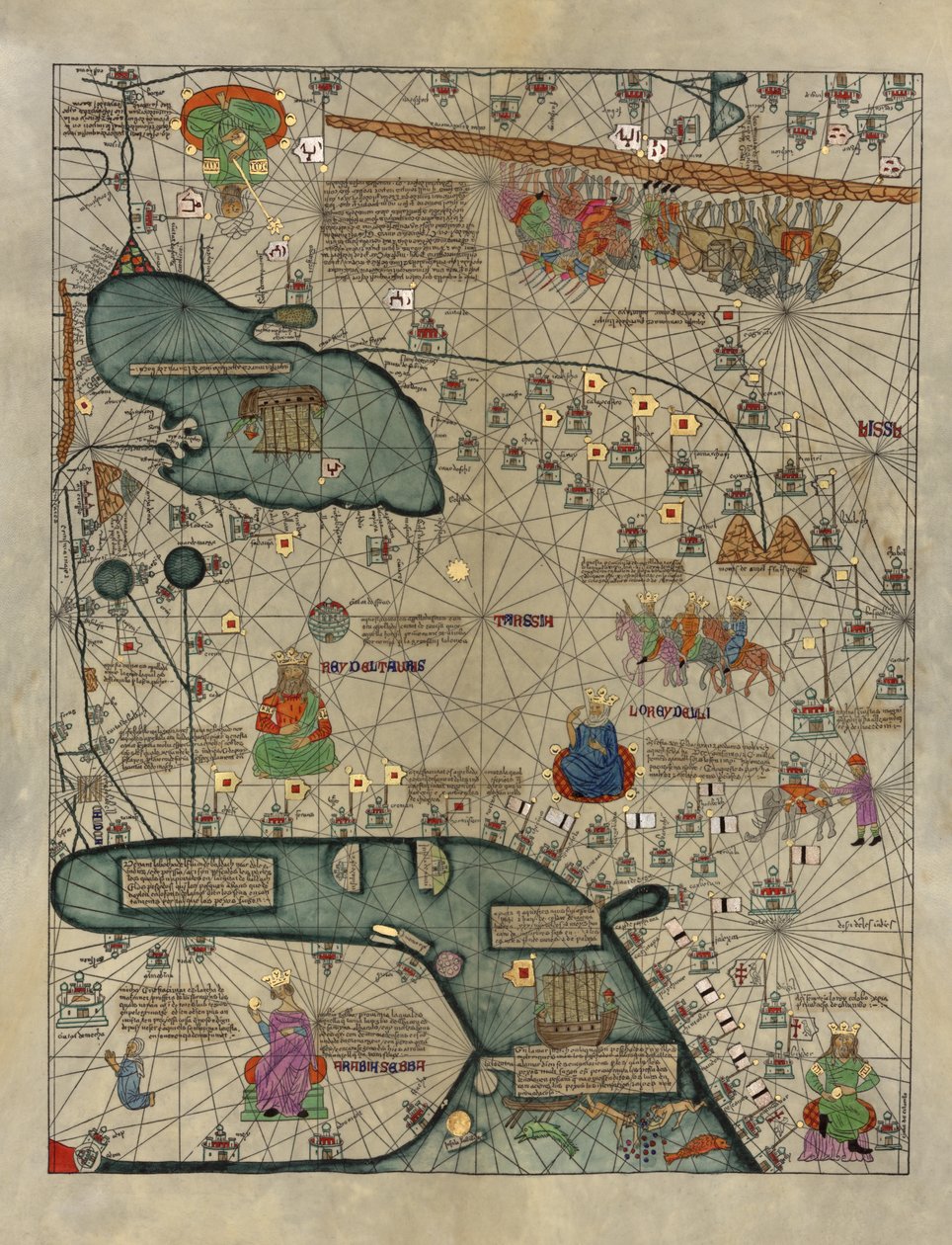 Atlas català tekijältä Abraham Cresques