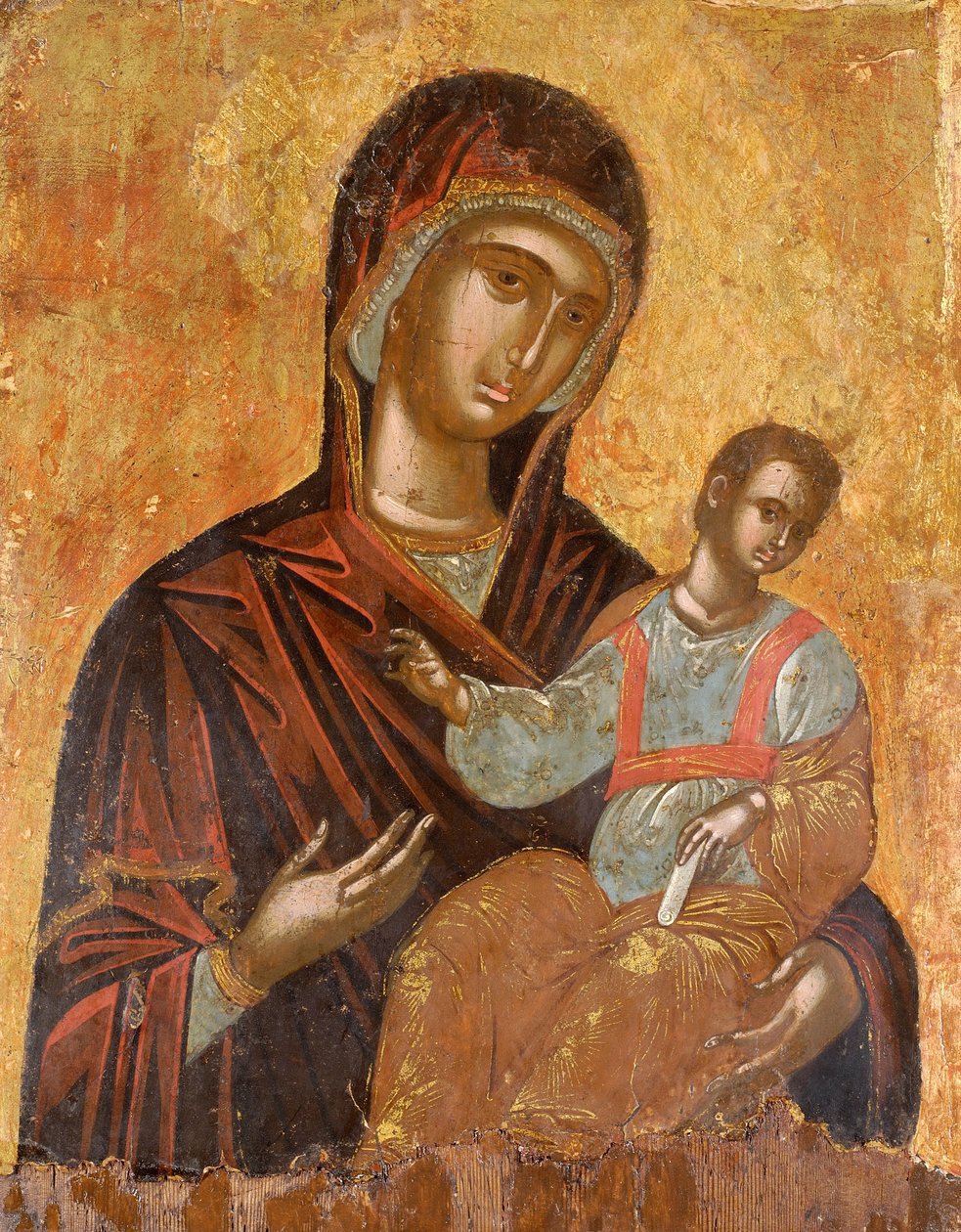 Neitsyt Hodegetria tekijältä Cretan School