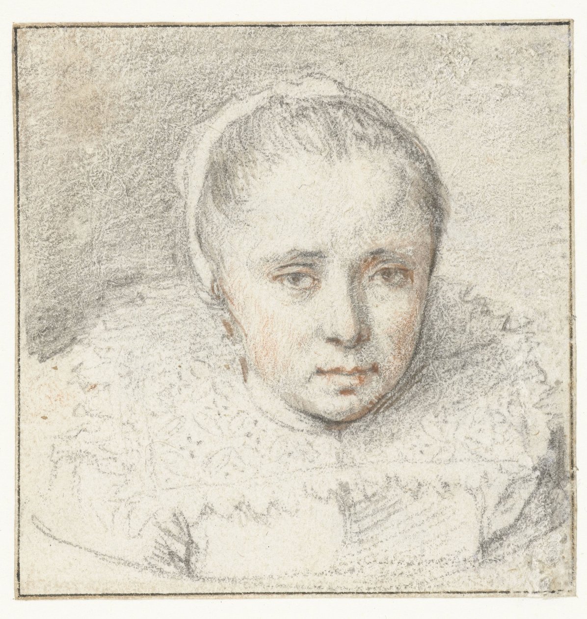 Nuoren naisen muotokuva tekijältä Crispijn van de Passe (I) (attributed to)