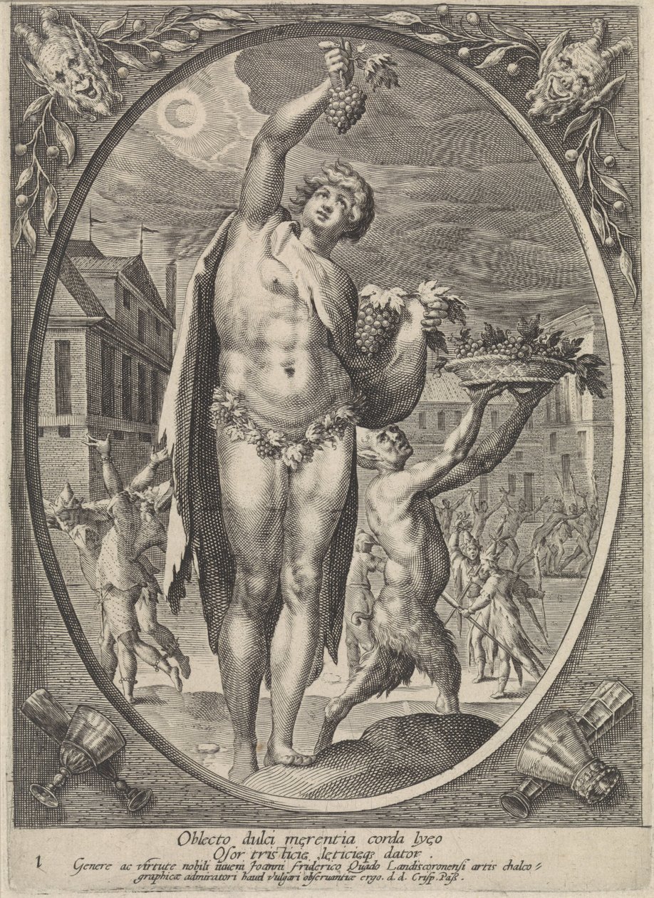 Bacchus Bacchus, Venus en Ceres (sarjan nimi) tekijältä Crispijn van de Passe (I)