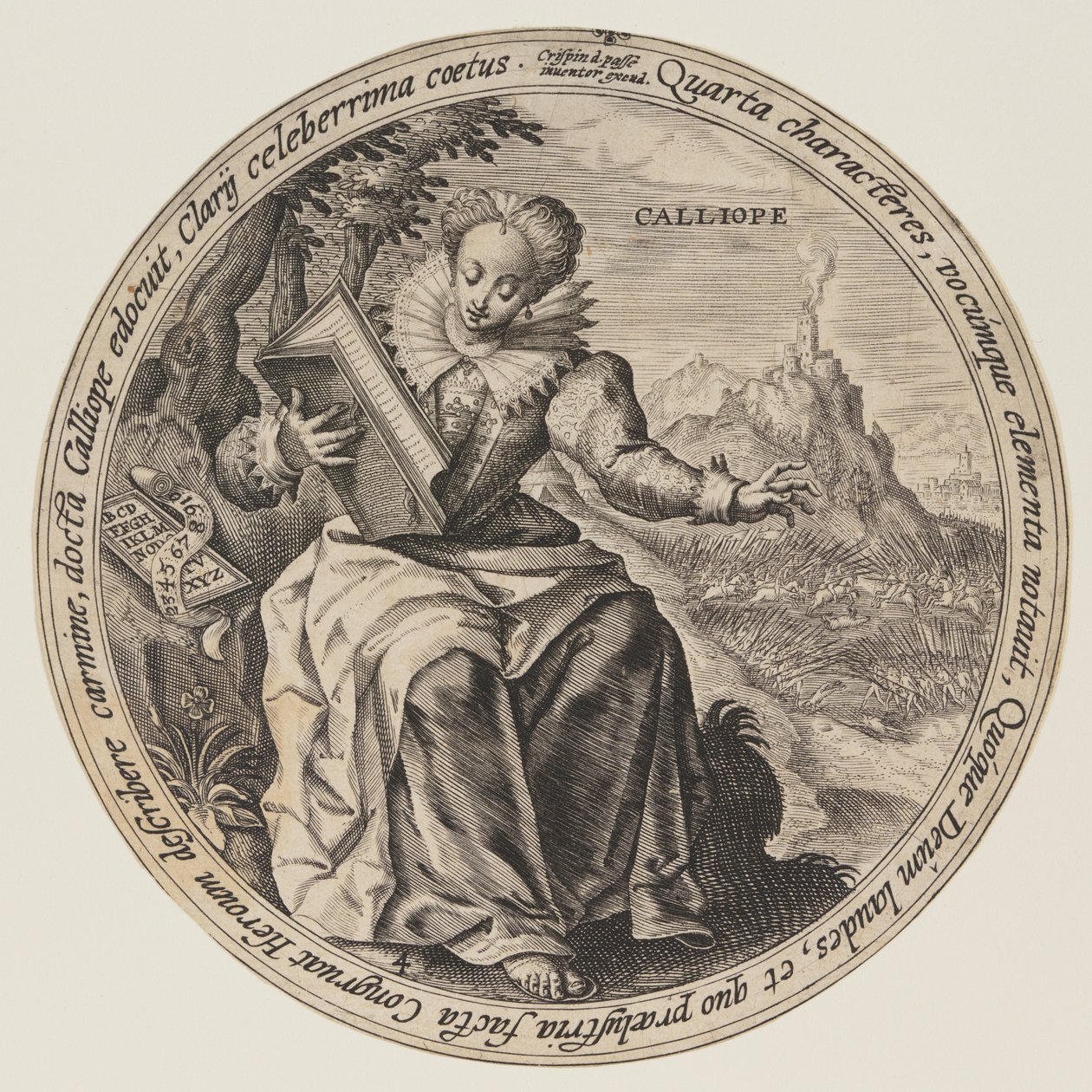Clio, elokuvasta The Muses tekijältä Crispijn van de Passe I