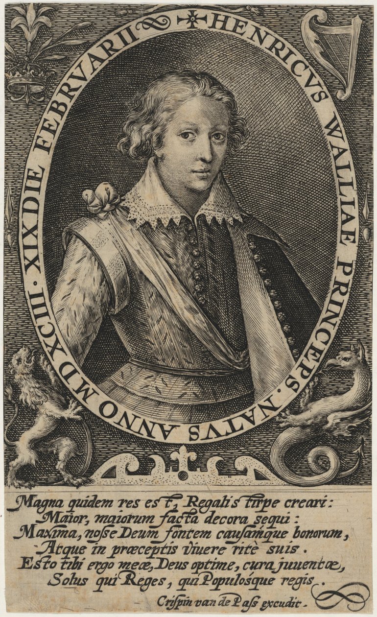 Henry Frederick, Walesin prinssi tekijältä Crispijn van de Passe I